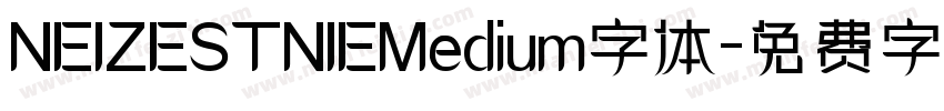 NEIZESTNIEMedium字体字体转换
