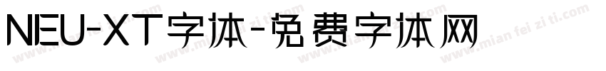 NEU-XT字体字体转换