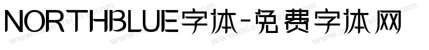NORTHBLUE字体字体转换