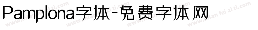 Pamplona字体字体转换
