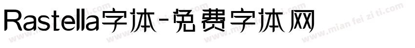 Rastella字体字体转换