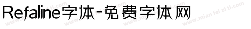 Refaline字体字体转换