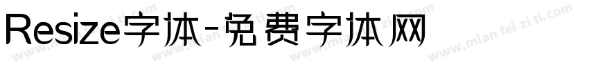 Resize字体字体转换