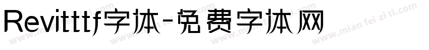 Revitttf字体字体转换