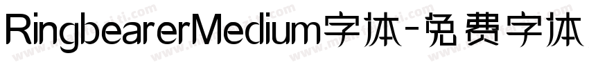 RingbearerMedium字体字体转换
