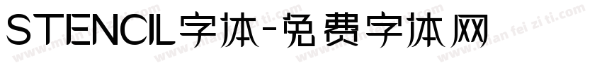 STENCIL字体字体转换