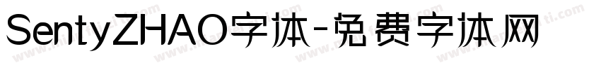 SentyZHAO字体字体转换