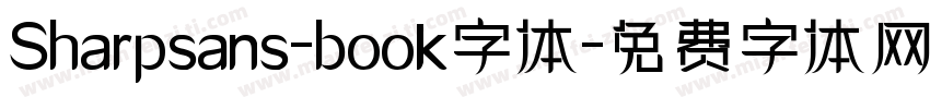 Sharpsans-book字体字体转换