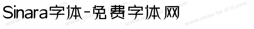 Sinara字体字体转换