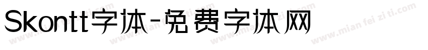 Skontt字体字体转换