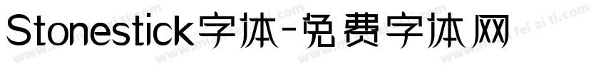Stonestick字体字体转换