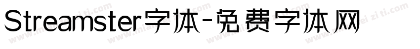 Streamster字体字体转换