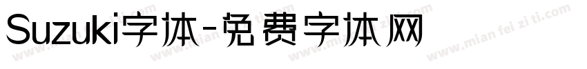 Suzuki字体字体转换