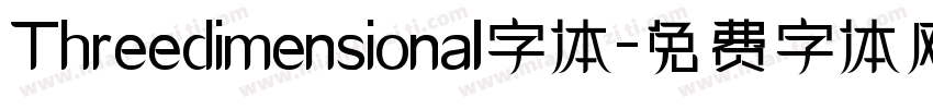 Threedimensional字体字体转换
