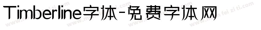 Timberline字体字体转换