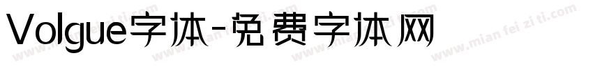 Volgue字体字体转换