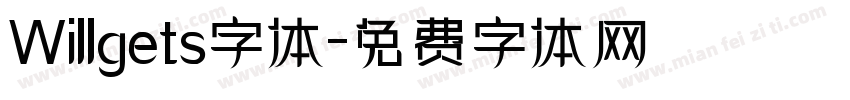 Willgets字体字体转换