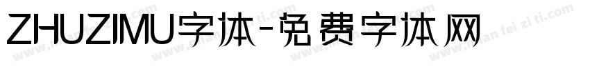 ZHUZIMU字体字体转换