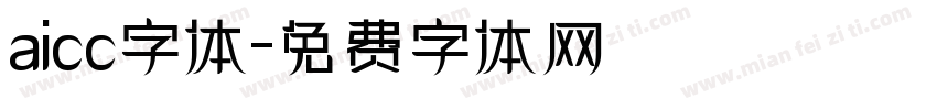aicc字体字体转换