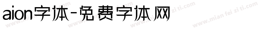 aion字体字体转换