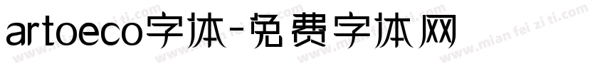 artoeco字体字体转换