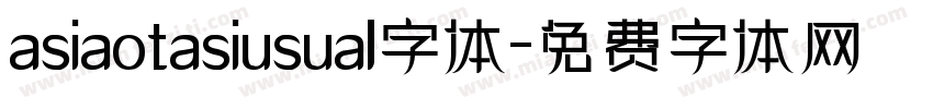 asiaotasiusual字体字体转换