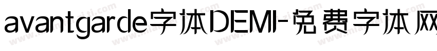 avantgarde字体DEMI字体转换