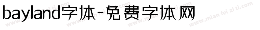 bayland字体字体转换