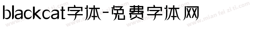 blackcat字体字体转换