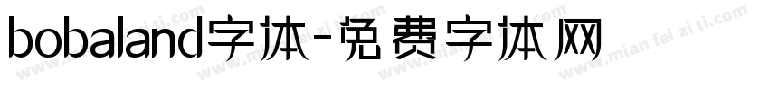 bobaland字体字体转换
