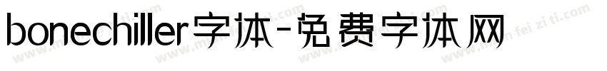 bonechiller字体字体转换