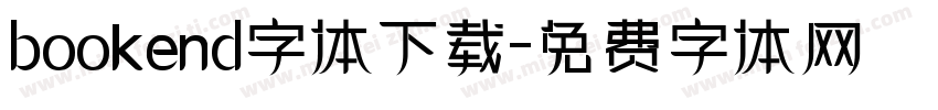 bookend字体下载字体转换