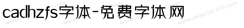 cadhzfs字体字体转换