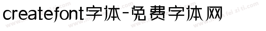 createfont字体字体转换