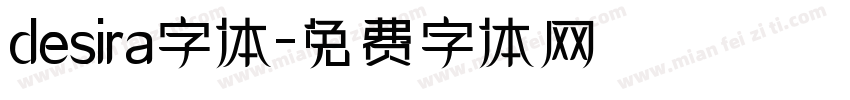 desira字体字体转换