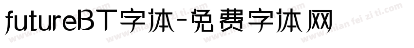 futureBT字体字体转换