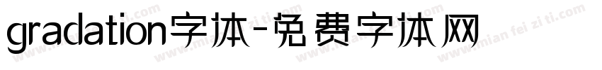 gradation字体字体转换