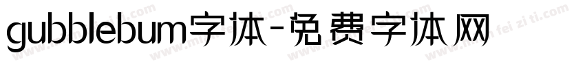 gubblebum字体字体转换