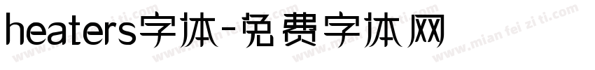 heaters字体字体转换