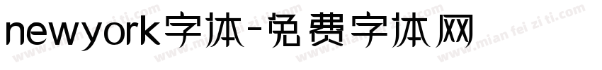 newyork字体字体转换