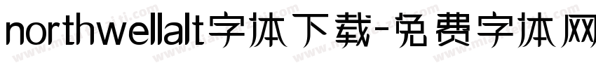 northwellalt字体下载字体转换