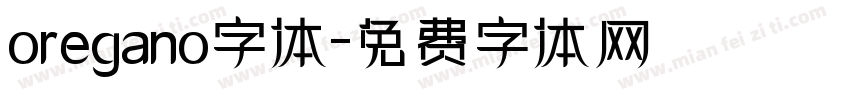 oregano字体字体转换