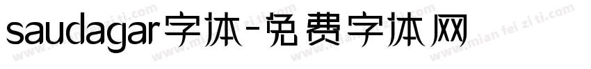 saudagar字体字体转换