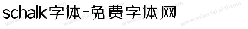 schalk字体字体转换
