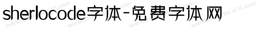 sherlocode字体字体转换