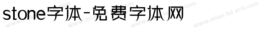 stone字体字体转换