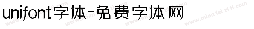 unifont字体字体转换