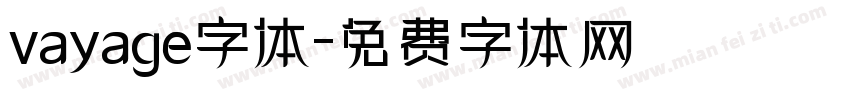 vayage字体字体转换