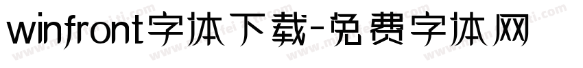 winfront字体下载字体转换