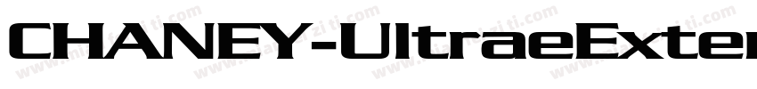 CHANEY-UltraeExtended字体转换